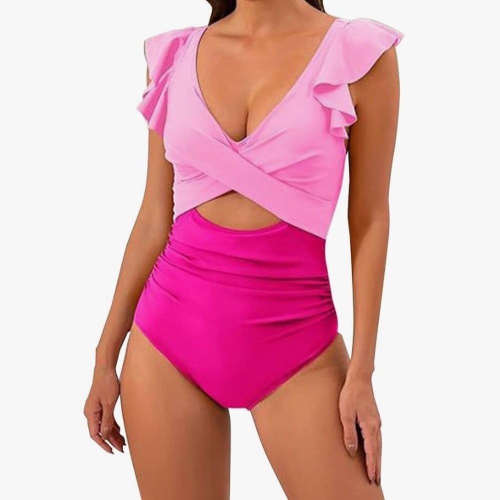 NWOT B2Prity One Piece Cutout Swimsuit